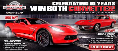 dream giveaway corvette